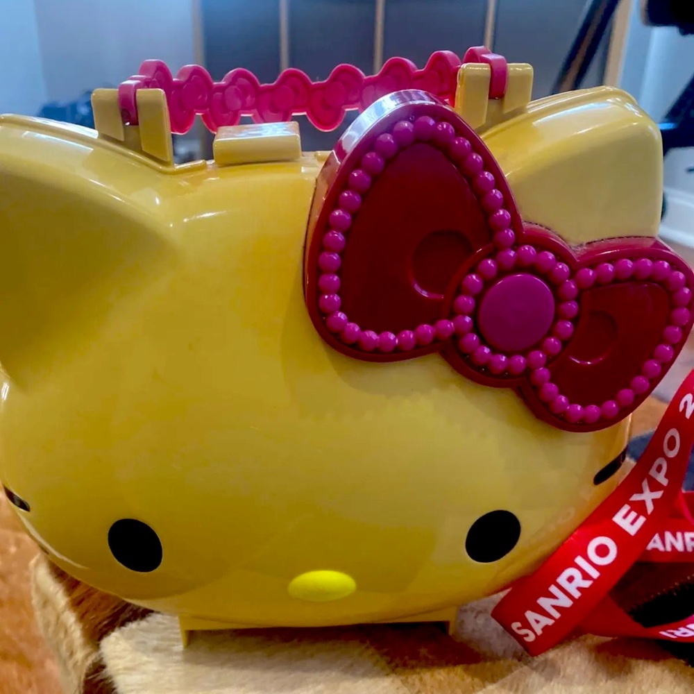 Brown Hello Kitty Carry Case - image 1